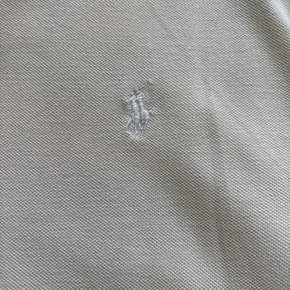 Polo Ralph Lauren Ombre Blue/White Pilo Size L GUC - Picture 2 of 4